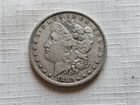 1880 XF Morgan Silver Dollar