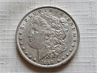 1889 XF Morgan Silver Dollar