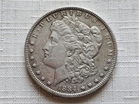 1884 XF Morgan Silver Dollar