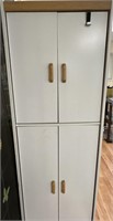 White cabinet Approx 15 x 24 x 70