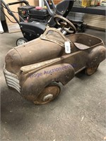 Old pedal car