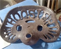 HOOSIER CAST IRON IMPLEMENT SEAT