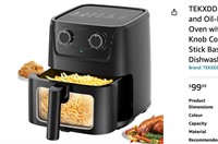 TEKXDD Air Fryer 8.5QT (8L), Quick and Oil