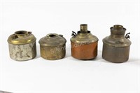 Kerosene Brass/Tin Reservoir Embossed Tank Fonts