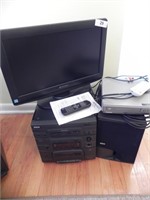 TV, DVD Player, Speaker, RCA Radio Tape Disc