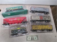 Lot of O Scale Train Cars & Cabooses in