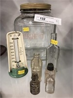 Hershey Chocolate Canister, Thermometer,