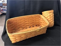(2) Longaberger Baskets