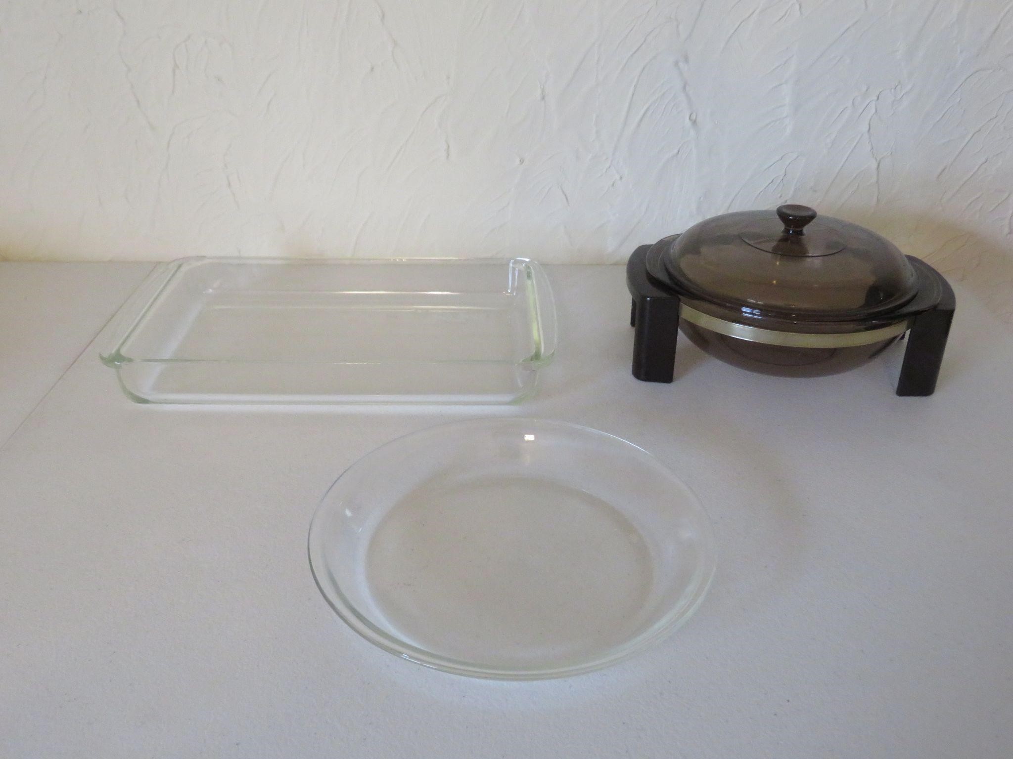 Vintage Glass Bakeware Dishes