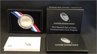 2014 Baseball Hall of Fame Half Dollar Proof