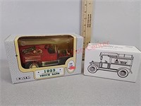Budweiser 1923 Truck Bank & 1913 Model T Delivery