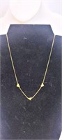 14k Gold 585 Heart Necklace