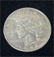 1923 Silver Peace Dollar VF