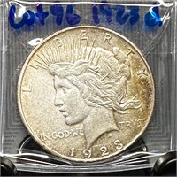 1923 - d Peace Silver $ Coin