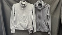 Women’s Grey Athletic Zip Up Jacket Size Small