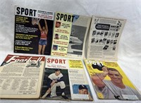 Lot Of 6 Vintage Sports Magazines