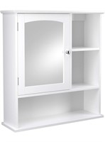 ($89) VASAGLE Bathroom Wall Storage Cabinet