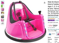 Ride On Electric Bumper Car for Kids & Toddlers