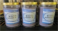 3 new Opalhouse Scented Soy Candles  21.5oz