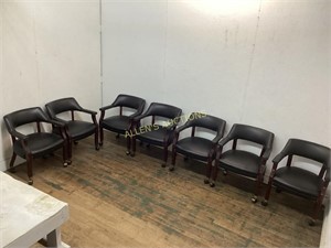 7 OFFICE CHAIRS