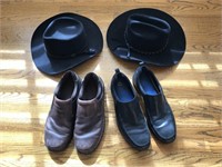 Mens Hats (1 is a Akubra) & Shoes