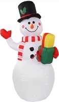 1.5m Inflatable Christmas Snowman with Colorful