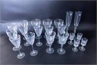 Collection of Mixed Stemware Sets