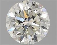 Gia Certified Round Cut 2.00ct Si2 Diamond