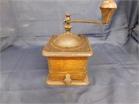 Antique French coffee grinder, dainty with