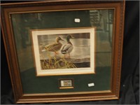 A duck stamp limited edition print by Bateman