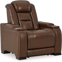 Ashley The Man-Den Power Recliner, Mahogany