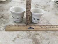 Small Longaberger cups
