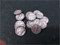 Circulated Mercury dimes 25 times your money