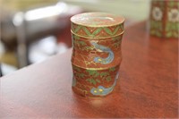 A Small Cloisonne Trinket Box