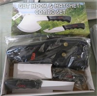 new gut hook & hatchet combo set