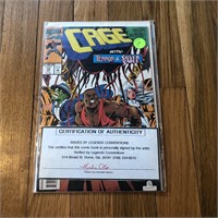 1992 Artist Signed Marvel Cage #16 Comic Book