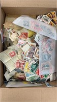 Worldwide Stamps thousands of mostly off-paper sta