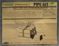 Vintage  Johnny Express pipe kit brochure