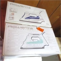 2 Rowenta clothes irons