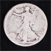 1917 Walking Liberty Half-Dollar Silver Coin