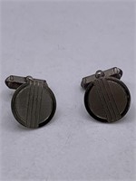 STERLING SILVER SWANK CUFF LINKS