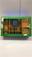 Crate and barrel tea party set in the box