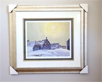 "BY" A. J. Casson  Winter Scene # 16 / 495 Artwork