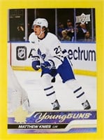 Matthew Knies 2023-24 UD Young Guns Rookie Card