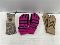 Gloves and woven socks