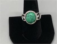 Beautiful Green Stone  Ring