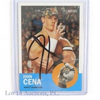 John Cena Signed Topps WWE Heritage Card