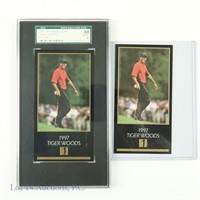 Champions Of Golf Tiger Woods Rookie Cards (SGC 8)