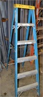 Werner Blue 6ft Fiberglass Step Ladder
