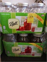 2 CASES OF QUART CANNING JARS